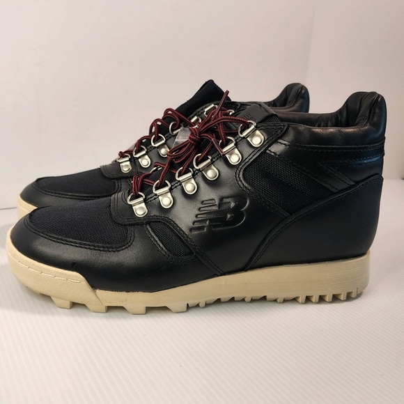 New Balance Men's Rainier Hiking Leather Boots (Black) sz 8 1/2 - Picture 2 of 16